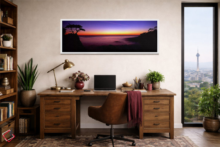 تابلو دکوراتیو 17-Mile Drive, Pebble Beach, Monterey County, Californi… اثر پانورامیک ایمجز - D1W