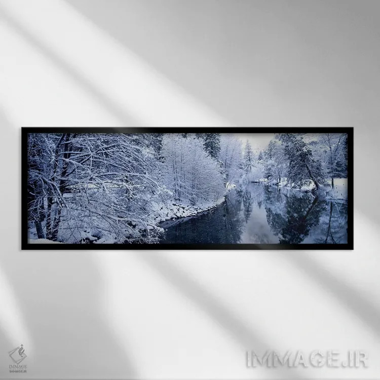 تابلو دکوراتیو Yosemite National Park, California, USA #2,درختان پوشید… اثر پانورامیک ایمجز - نمای قابدار مشکی