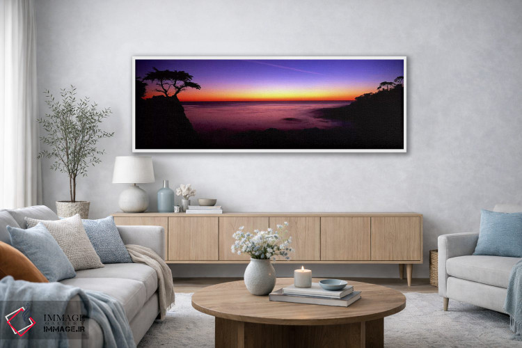 تابلو دکوراتیو 17-Mile Drive, Pebble Beach, Monterey County, Californi… اثر پانورامیک ایمجز - D3W