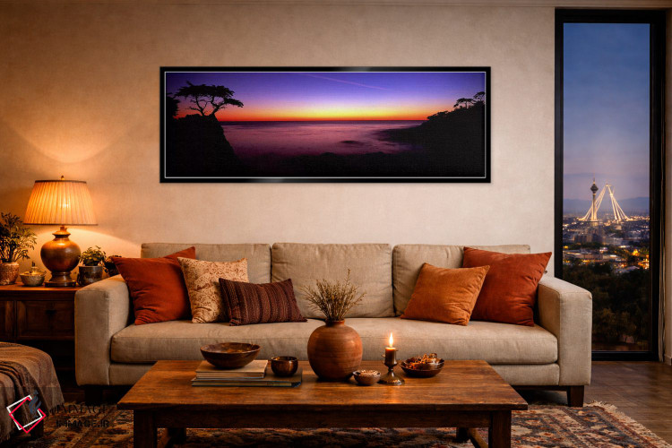 تابلو دکوراتیو 17-Mile Drive, Pebble Beach, Monterey County, Californi… اثر پانورامیک ایمجز - D5B