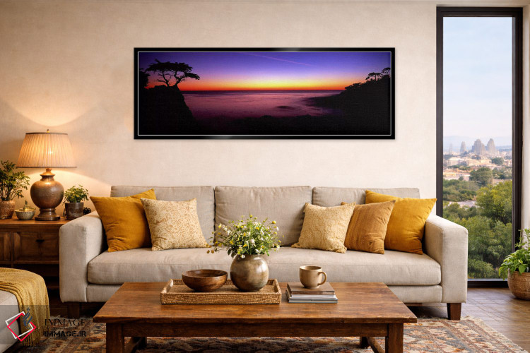 تابلو دکوراتیو 17-Mile Drive, Pebble Beach, Monterey County, Californi… اثر پانورامیک ایمجز - D6B