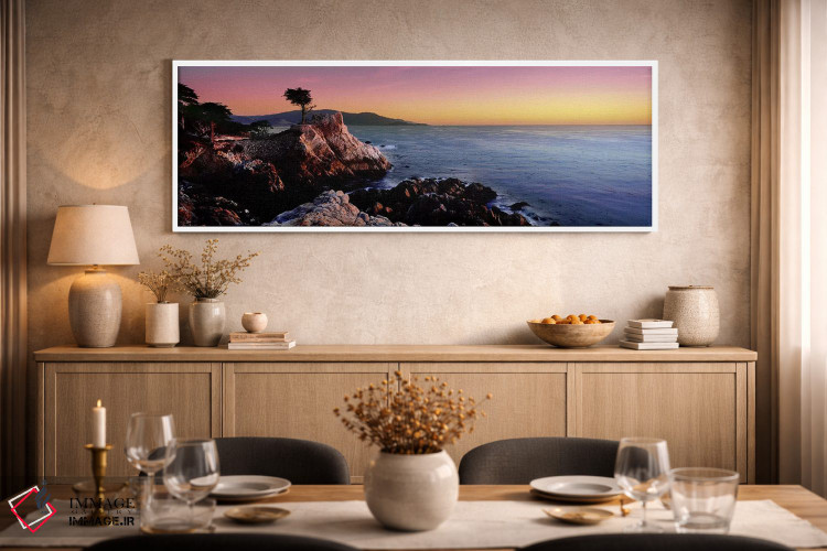 تابلو دکوراتیو 17-Mile Drive, Monterey County, California, USA,سیلوئت… اثر پانورامیک ایمجز - D2W