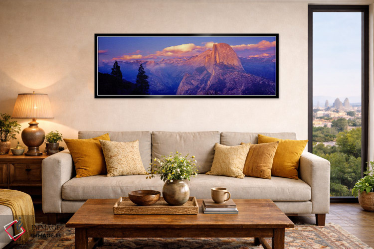 تابلو دکوراتیو Yosemite National Park, California, USA,غروب پاستلی ابر… اثر پانورامیک ایمجز - D5B