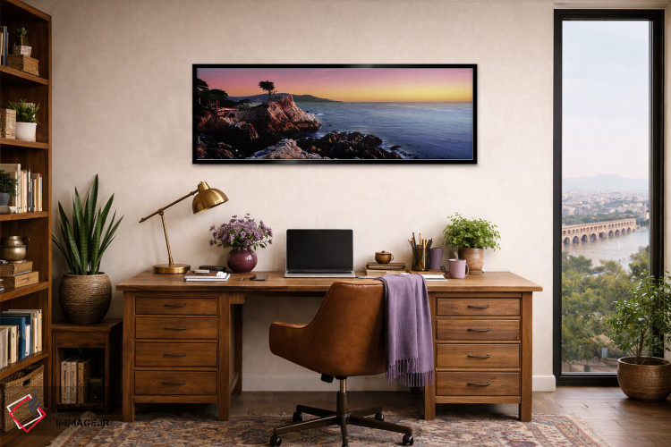 تابلو دکوراتیو 17-Mile Drive, Monterey County, California, USA,سیلوئت… اثر پانورامیک ایمجز - D3B