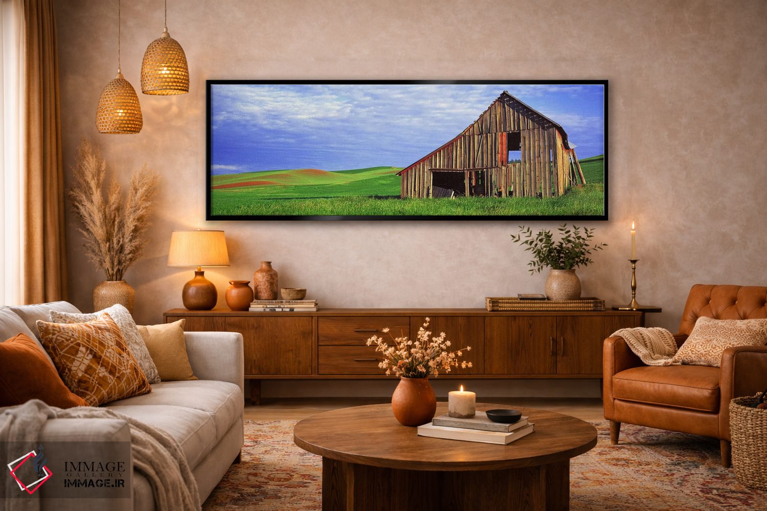 تابلو دکوراتیو Palouse, Whitman County, Washington State, USA,انبار مخ… اثر پانورامیک ایمجز - D5B