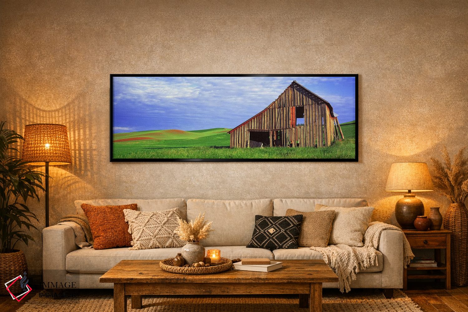 تابلو دکوراتیو Palouse, Whitman County, Washington State, USA,انبار مخ… اثر پانورامیک ایمجز - D6B