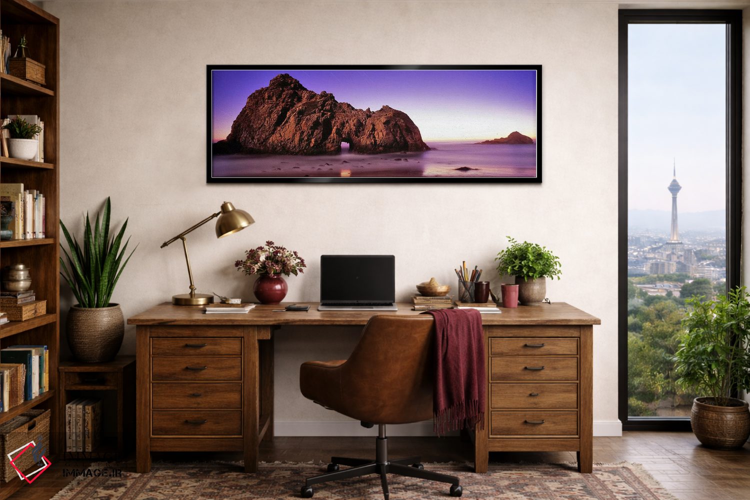 تابلو دکوراتیو Pfeiffer Beach, Big Sur, California, USA,تشکیل های سنگی… اثر پانورامیک ایمجز - D2B