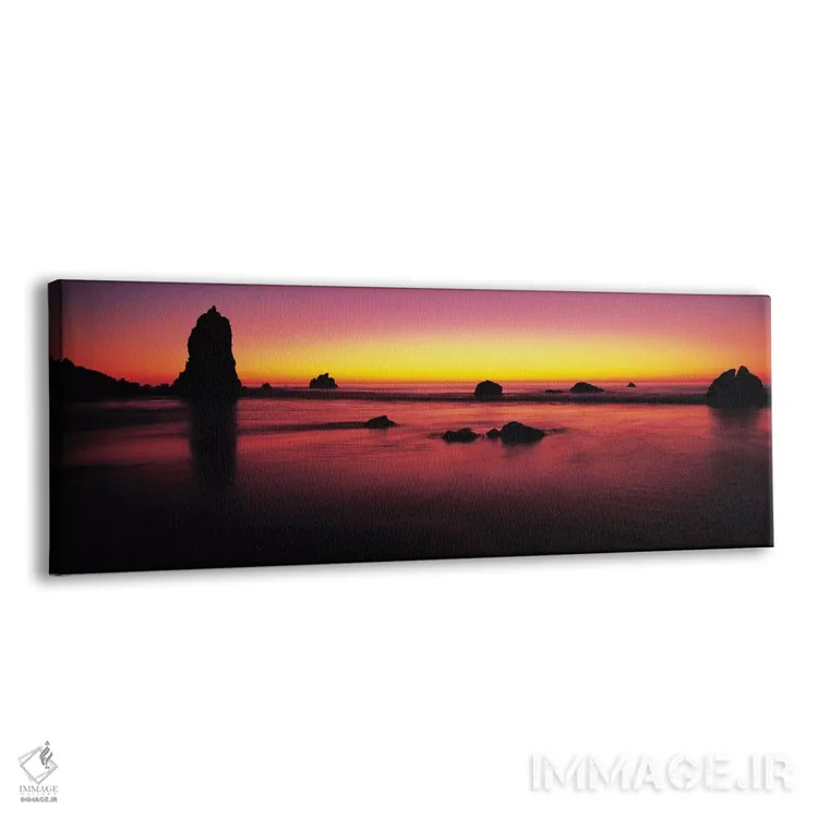 تابلو دکوراتیو Big Sur, California, USA,غروب آفتاب بر فراز صخره ها در… اثر پانورامیک ایمجز - نمای پرسپکتیو محصول