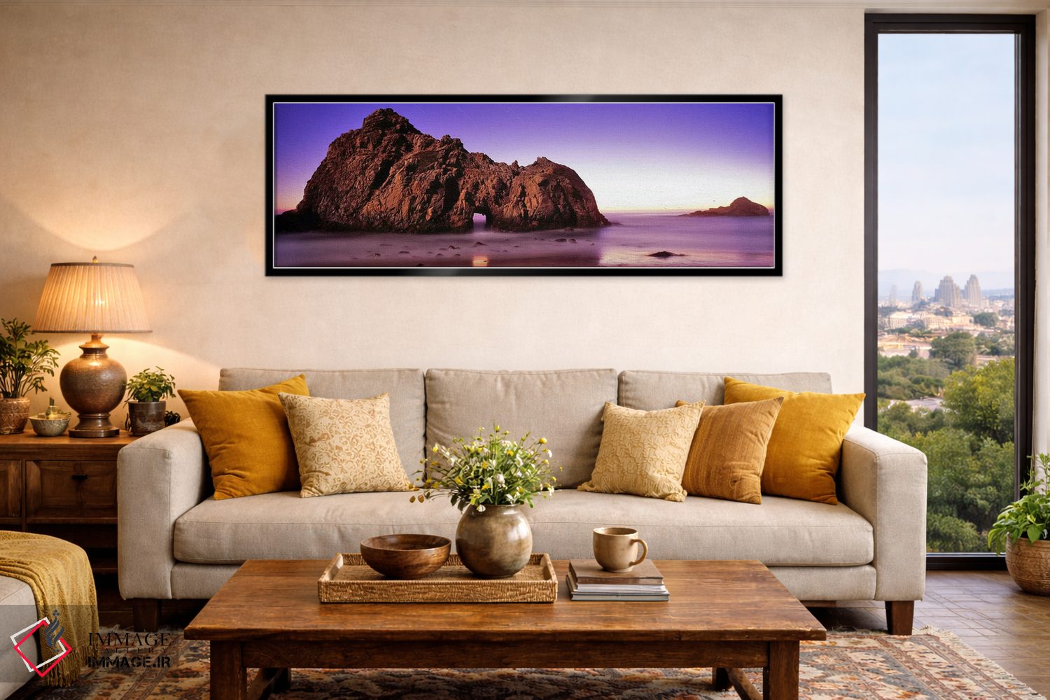 تابلو دکوراتیو Pfeiffer Beach, Big Sur, California, USA,تشکیل های سنگی… اثر پانورامیک ایمجز - D6B