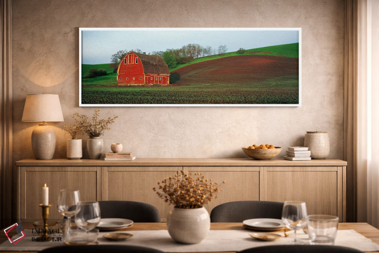 تابلو دکوراتیو Palouse, Whitman County, Washington State, USA #5,انبار… اثر پانورامیک ایمجز - D2W