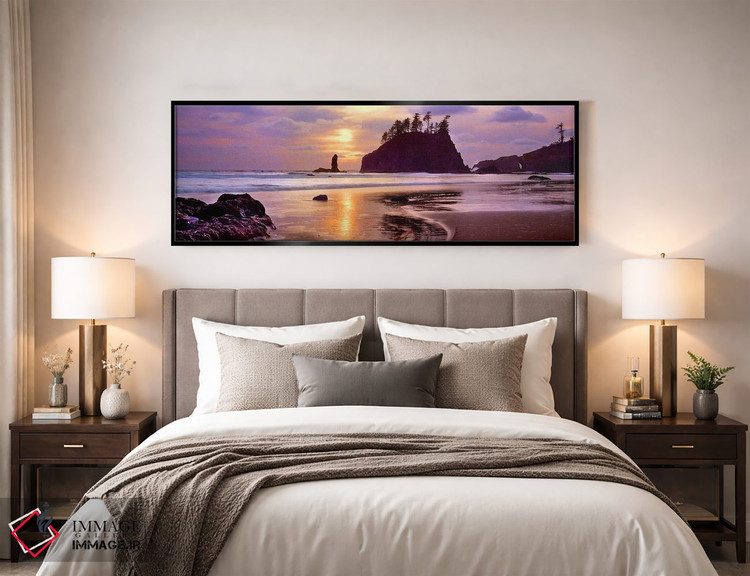 تابلو دکوراتیو Second Beach, Olympic National Park, Washington State… اثر پانورامیک ایمجز - D4B