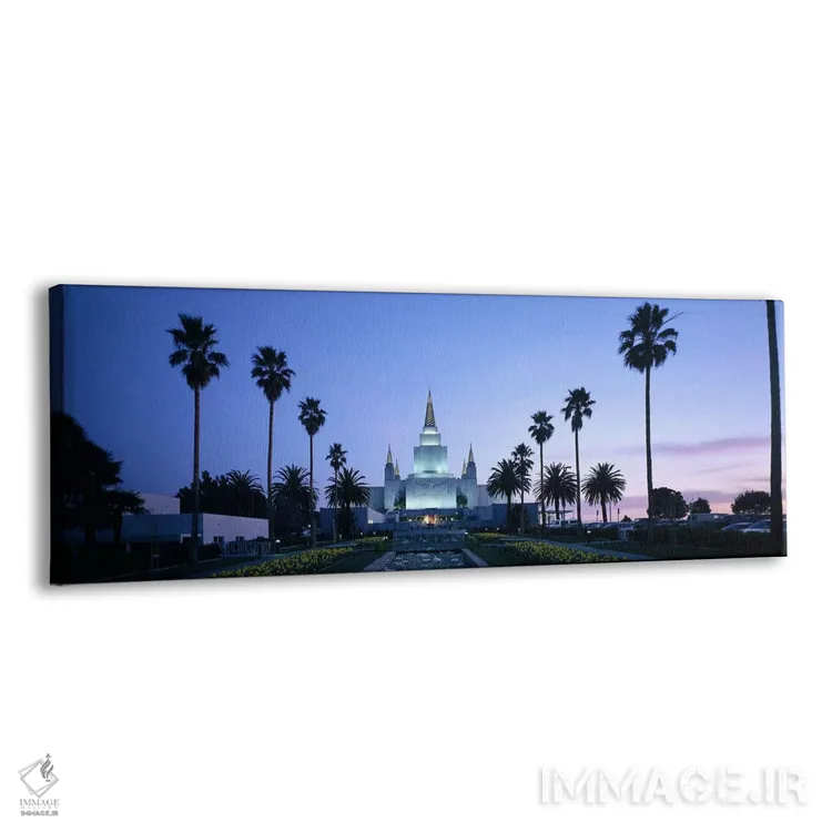 تابلو دکوراتیو Oakland Temple, Oakland, Alameda County, California, US… اثر پانورامیک ایمجز - نمای پرسپکتیو محصول