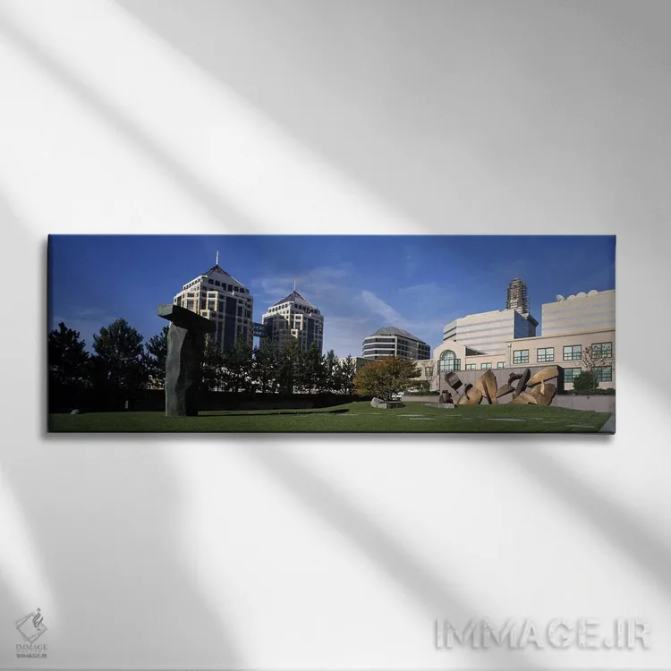 تابلو دکوراتیو West Garden, Oakland City Center, Oakland, Alameda Coun… اثر پانورامیک ایمجز - نمای روبهرو روی دیوار