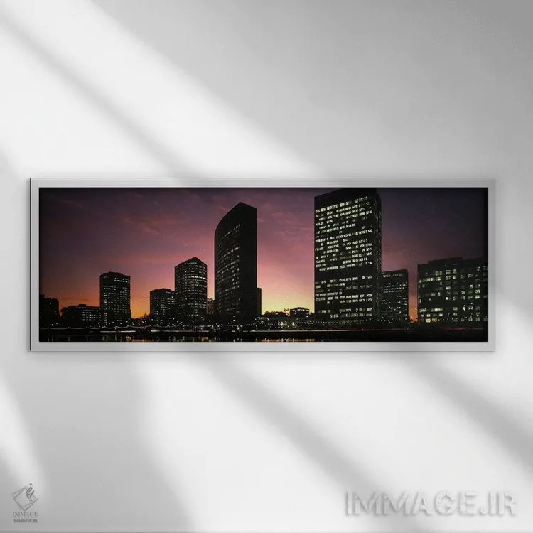 تابلو دکوراتیو Oakland, Alameda County, California, USA,ساختمان های کن… اثر پانورامیک ایمجز - نمای قابدار سفید