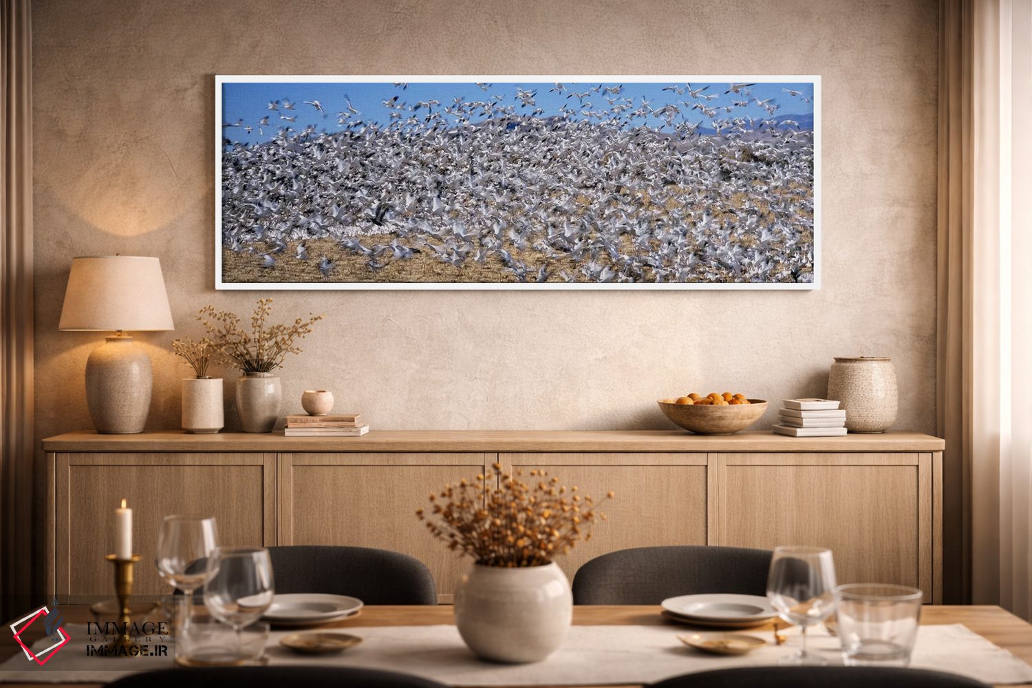 تابلو دکوراتیو Bosque Del Apache National Wildlife Reserve, Socorro Co… اثر پانورامیک ایمجز - D2W