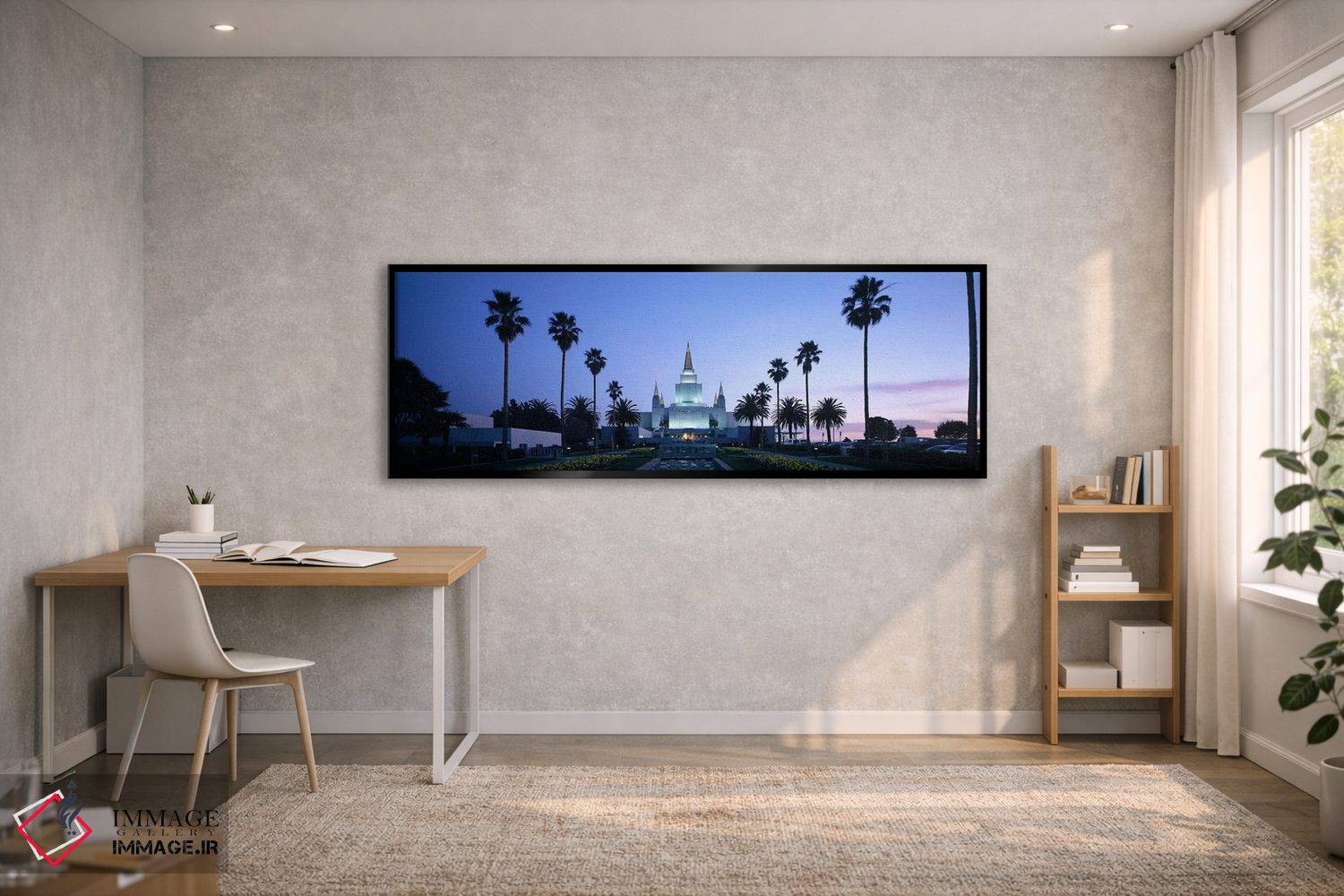 تابلو دکوراتیو Oakland Temple, Oakland, Alameda County, California, US… اثر پانورامیک ایمجز - D1B