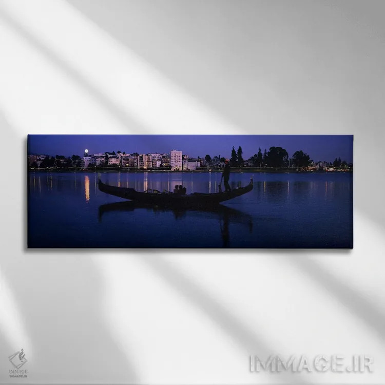 تابلو دکوراتیو Lake Merritt, Oakland, Alameda County, California, USA… اثر پانورامیک ایمجز - نمای روبهرو روی دیوار