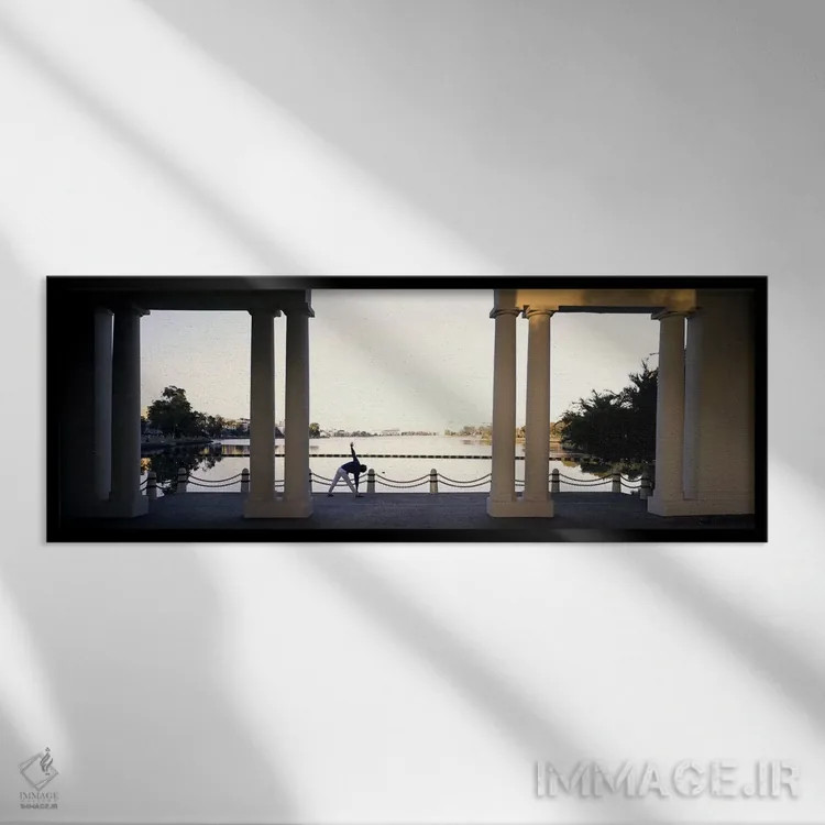 تابلو دکوراتیو Lake Merritt, Oakland, Alameda County, California, USA… اثر پانورامیک ایمجز - نمای قابدار مشکی