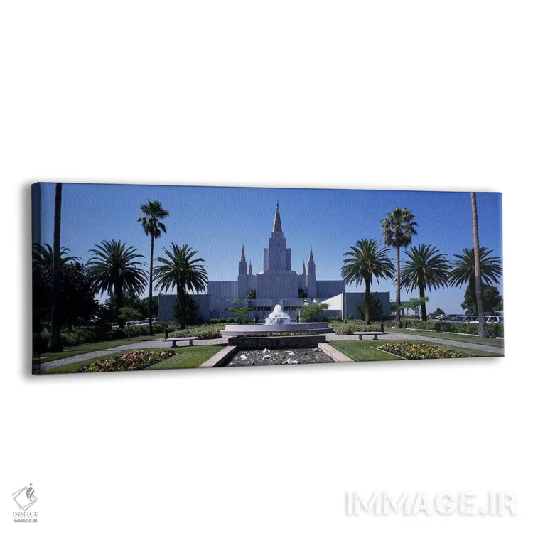 تابلو دکوراتیو Oakland Temple, Oakland, Alameda County, California, US… اثر پانورامیک ایمجز - نمای پرسپکتیو محصول