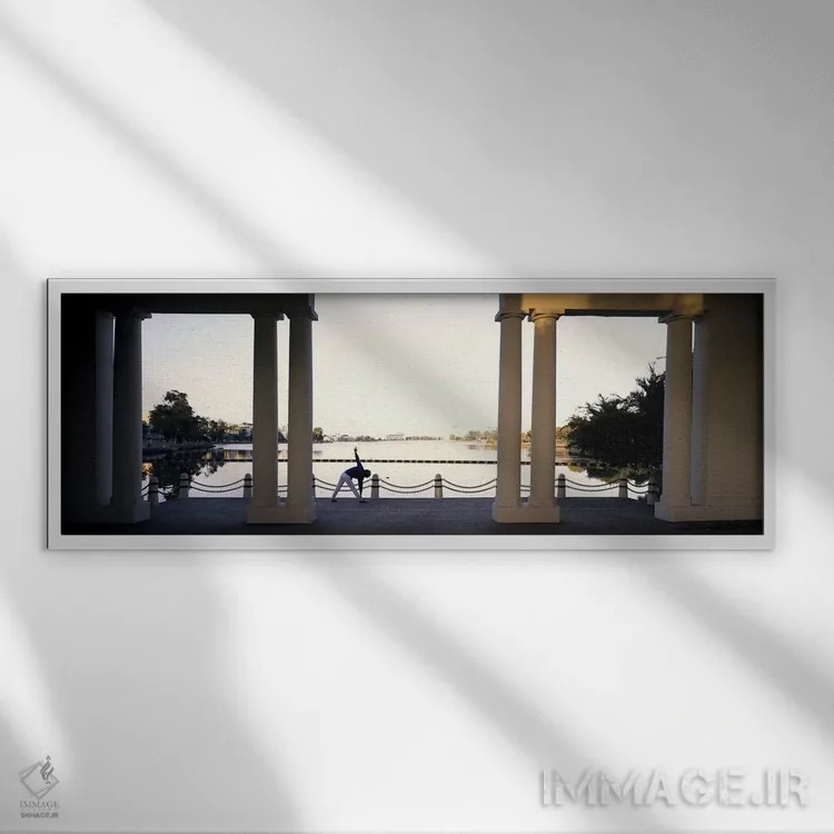تابلو دکوراتیو Lake Merritt, Oakland, Alameda County, California, USA… اثر پانورامیک ایمجز - نمای قابدار سفید
