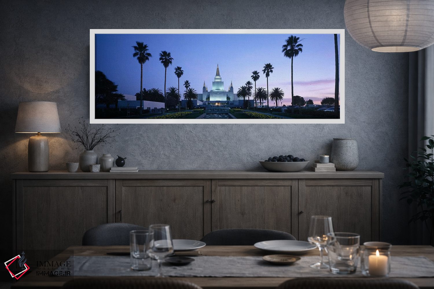 تابلو دکوراتیو Oakland Temple, Oakland, Alameda County, California, US… اثر پانورامیک ایمجز - D3W