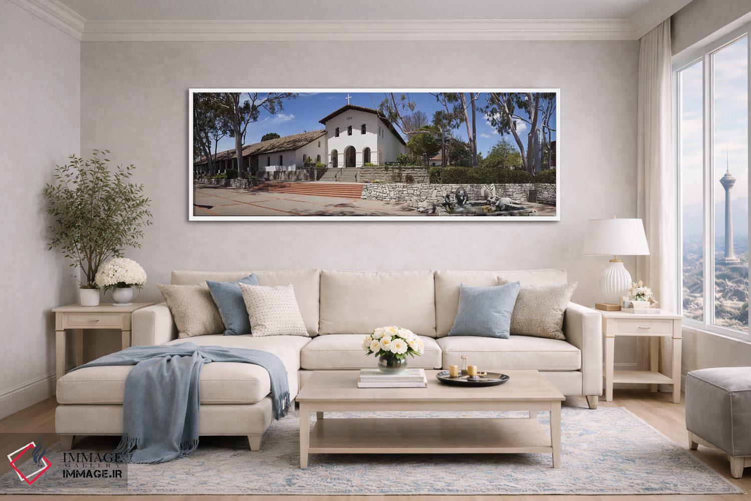 تابلو دکوراتیو Mission San Luis Obispo, San Luis Obispo, San Luis Obis… اثر پانورامیک ایمجز - D5W