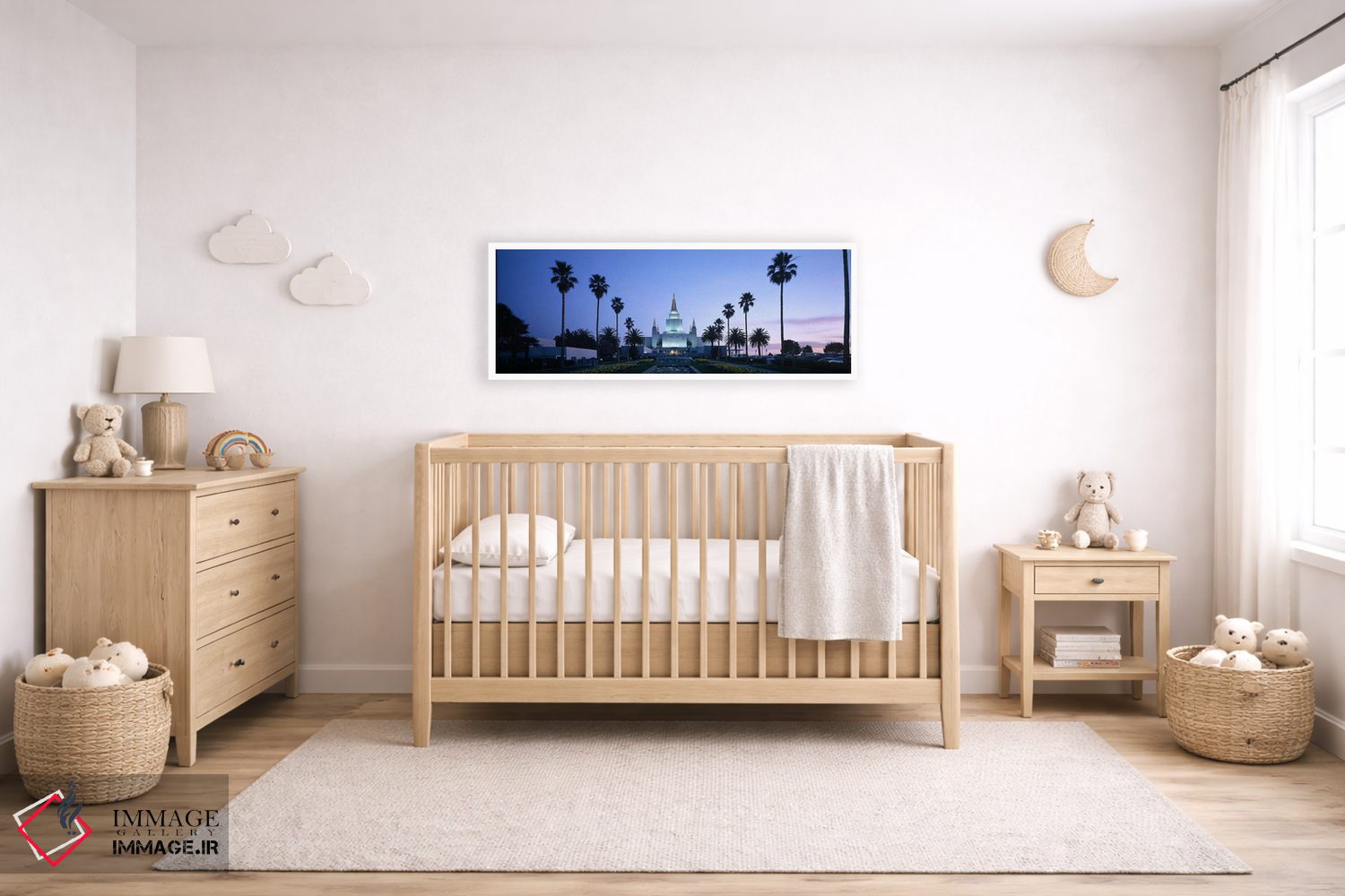 تابلو دکوراتیو Oakland Temple, Oakland, Alameda County, California, US… اثر پانورامیک ایمجز - D6W