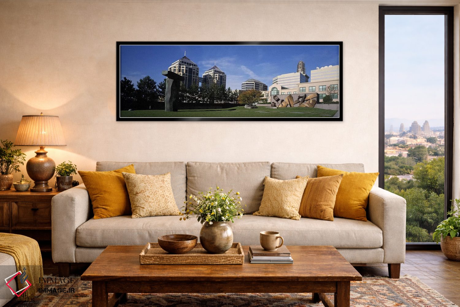 تابلو دکوراتیو West Garden, Oakland City Center, Oakland, Alameda Coun… اثر پانورامیک ایمجز - D5B