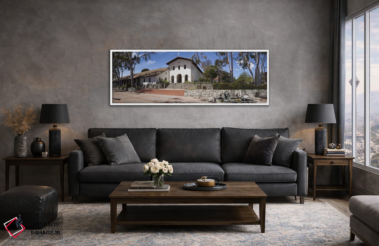 تابلو دکوراتیو Mission San Luis Obispo, San Luis Obispo, San Luis Obis… اثر پانورامیک ایمجز - D4W