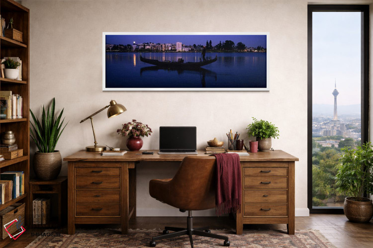تابلو دکوراتیو Lake Merritt, Oakland, Alameda County, California, USA… اثر پانورامیک ایمجز - D1W