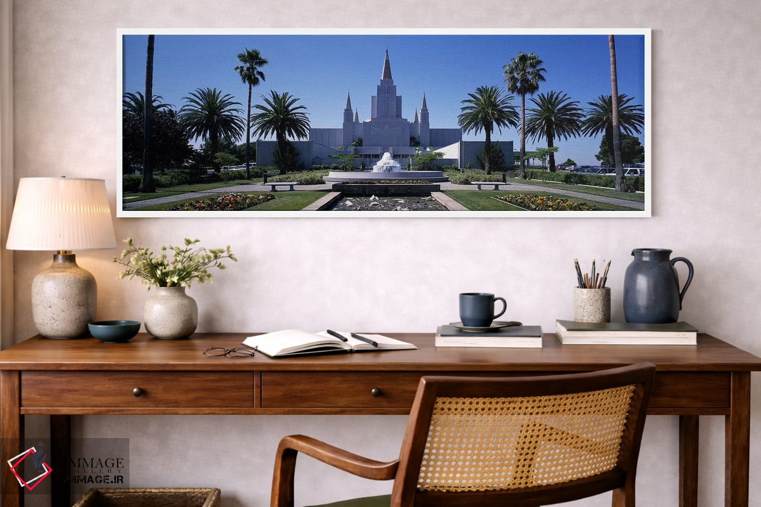 تابلو دکوراتیو Oakland Temple, Oakland, Alameda County, California, US… اثر پانورامیک ایمجز - D1W