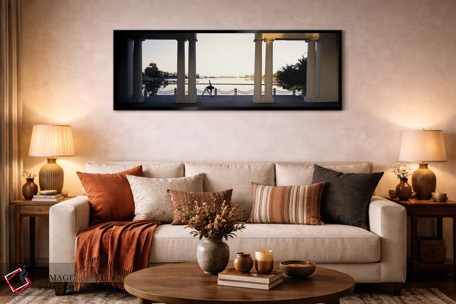 تابلو دکوراتیو Lake Merritt, Oakland, Alameda County, California, USA… اثر پانورامیک ایمجز - D5B