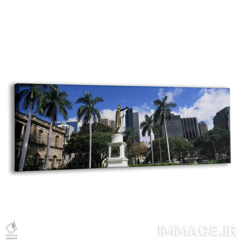 تابلو دکوراتیو Aliiolani Hale, Honolulu, Oahu, Honolulu County, Hawaii… اثر پانورامیک ایمجز - نمای پرسپکتیو محصول