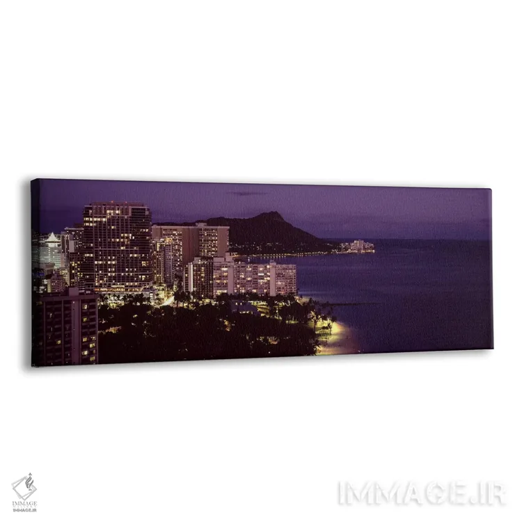 تابلو دکوراتیو Honolulu, Oahu, Honolulu County, Hawaii, USA,ساختمان ها… اثر پانورامیک ایمجز - نمای پرسپکتیو محصول