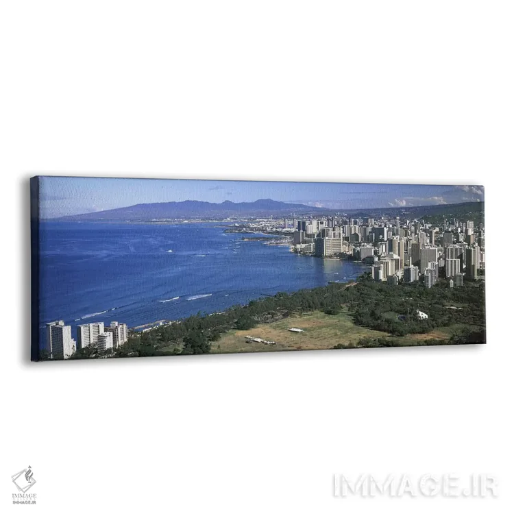 تابلو دکوراتیو Honolulu, Oahu, Honolulu County, Hawaii, USA 2010,نمای… اثر پانورامیک ایمجز - نمای پرسپکتیو محصول