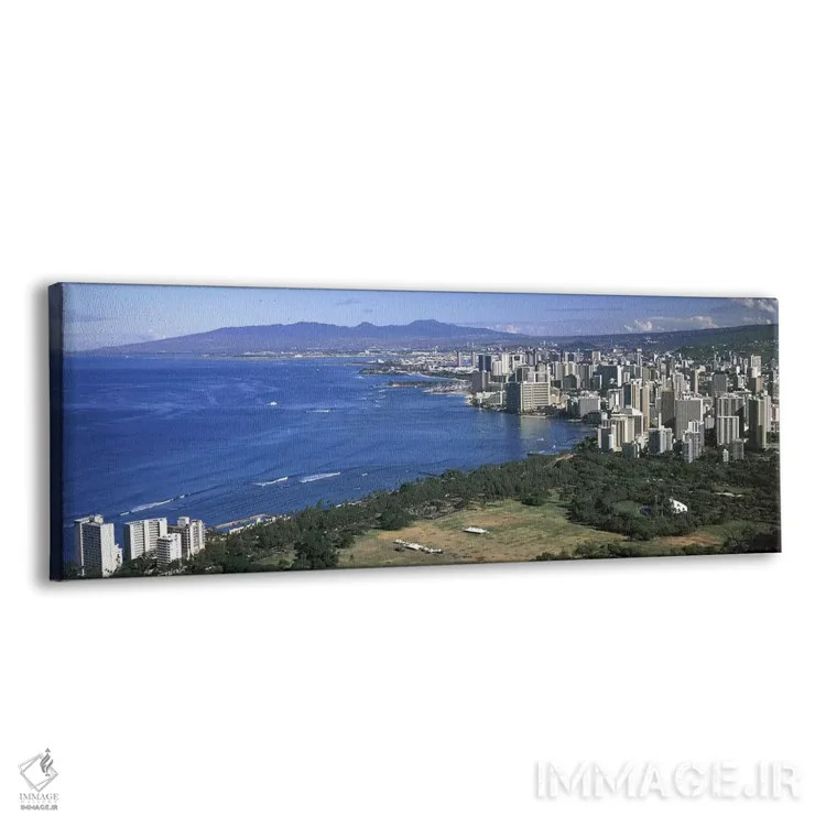 تابلو دکوراتیو Honolulu, Oahu, Honolulu County, Hawaii, USA 2010,نمای… اثر پانورامیک ایمجز - نمای پرسپکتیو محصول