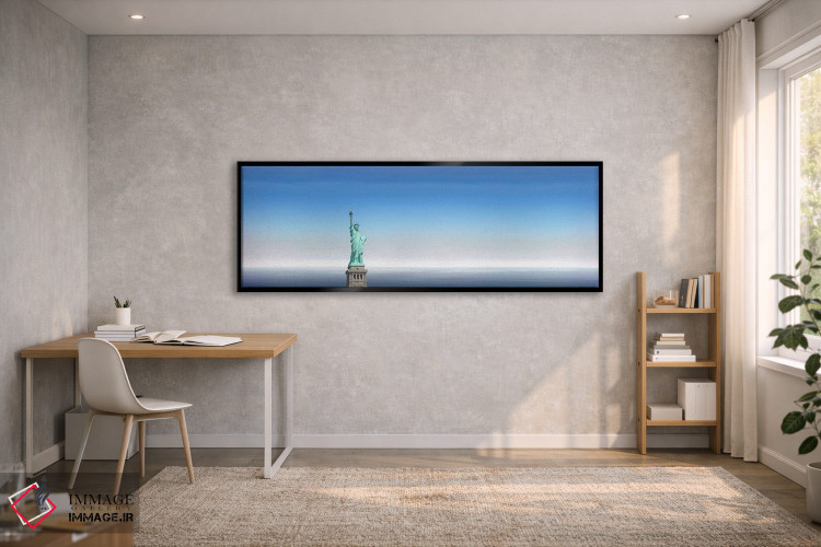 تابلو دکوراتیو Statue Of Liberty, Manhattan, New York City, New York S… اثر پانورامیک ایمجز - D2B