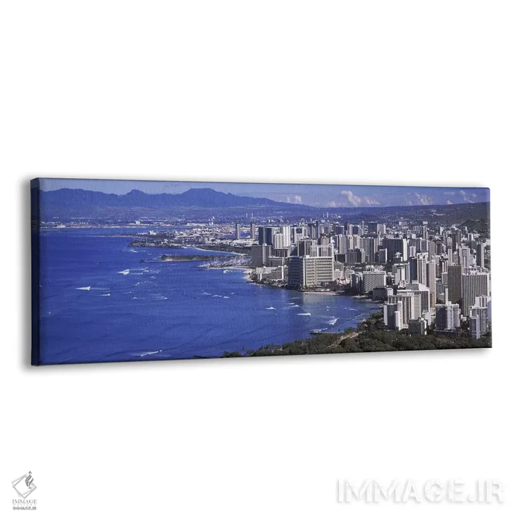 تابلو دکوراتیو Honolulu, Oahu, Honolulu County, Hawaii, USA 2010 #2,نم… اثر پانورامیک ایمجز - نمای پرسپکتیو محصول