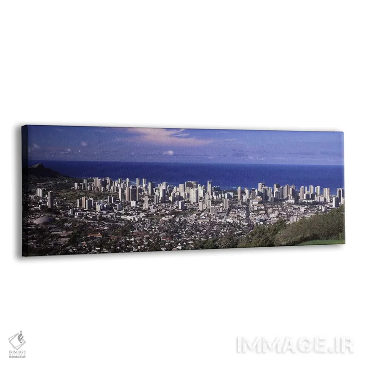 تابلو دکوراتیو Honolulu, Oahu, Honolulu County, Hawaii, USA 2010 #3,نم… اثر پانورامیک ایمجز - نمای پرسپکتیو محصول