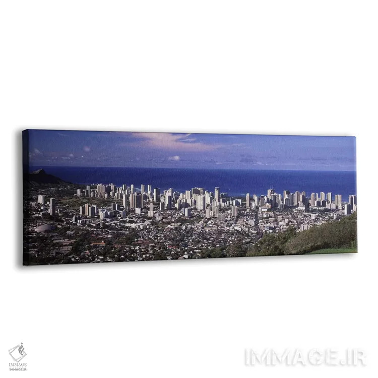 تابلو دکوراتیو Honolulu, Oahu, Honolulu County, Hawaii, USA 2010 #3,نم… اثر پانورامیک ایمجز - نمای پرسپکتیو محصول