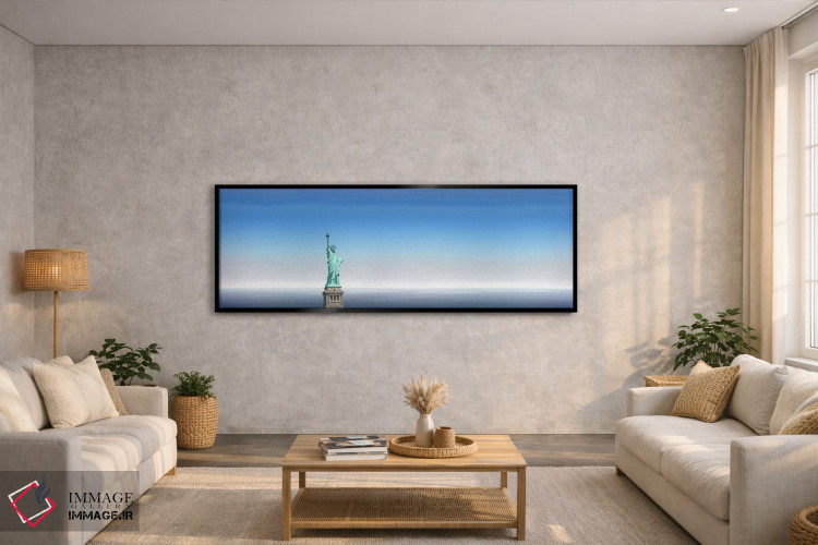 تابلو دکوراتیو Statue Of Liberty, Manhattan, New York City, New York S… اثر پانورامیک ایمجز - D5B