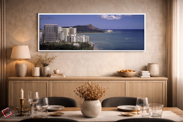 تابلو دکوراتیو Honolulu, Oahu, Honolulu County, Hawaii, USA 2010,ساختم… اثر پانورامیک ایمجز - D2W