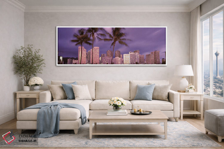 تابلو دکوراتیو Honolulu, Oahu, Honolulu County, Hawaii, USA 2010,ساختم… اثر پانورامیک ایمجز - D4W