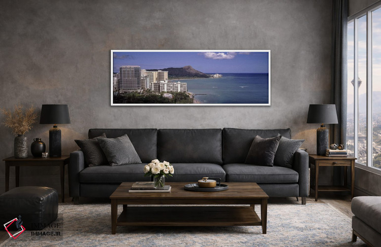 تابلو دکوراتیو Honolulu, Oahu, Honolulu County, Hawaii, USA 2010,ساختم… اثر پانورامیک ایمجز - D4W