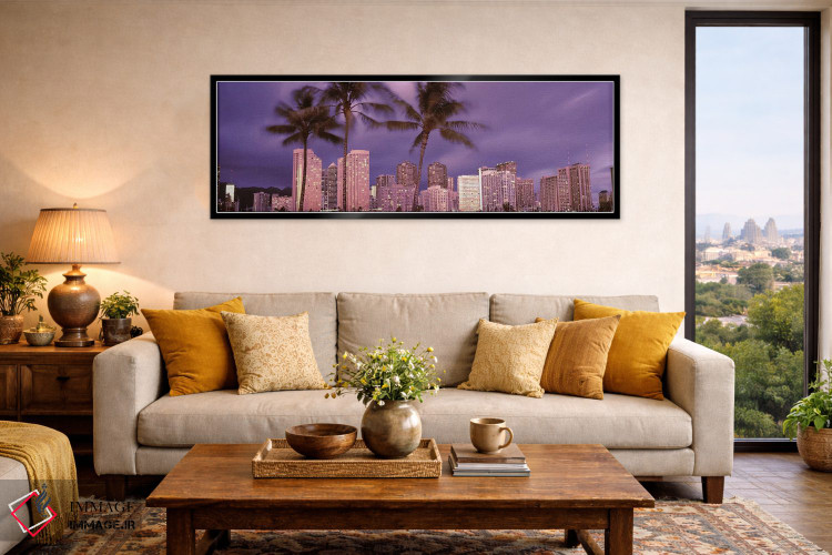 تابلو دکوراتیو Honolulu, Oahu, Honolulu County, Hawaii, USA 2010,ساختم… اثر پانورامیک ایمجز - D6B