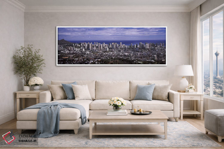 تابلو دکوراتیو Honolulu, Oahu, Honolulu County, Hawaii, USA 2010 #2,نم… اثر پانورامیک ایمجز - D4W