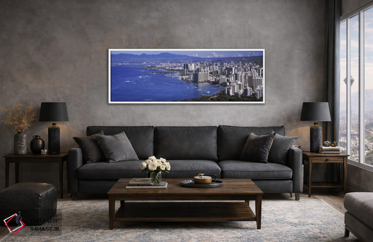 تابلو دکوراتیو Honolulu, Oahu, Honolulu County, Hawaii, USA 2010 #2,نم… اثر پانورامیک ایمجز - D4W