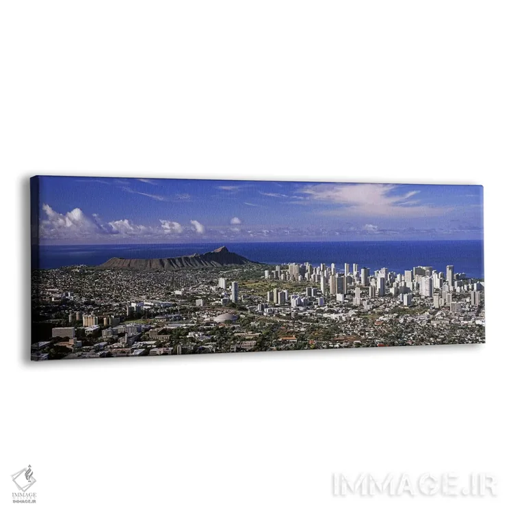 تابلو دکوراتیو Honolulu, Oahu, Honolulu County, Hawaii, USA 2010 #6,نم… اثر پانورامیک ایمجز - نمای پرسپکتیو محصول