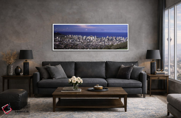 تابلو دکوراتیو Honolulu, Oahu, Honolulu County, Hawaii, USA 2010 #3,نم… اثر پانورامیک ایمجز - D4W