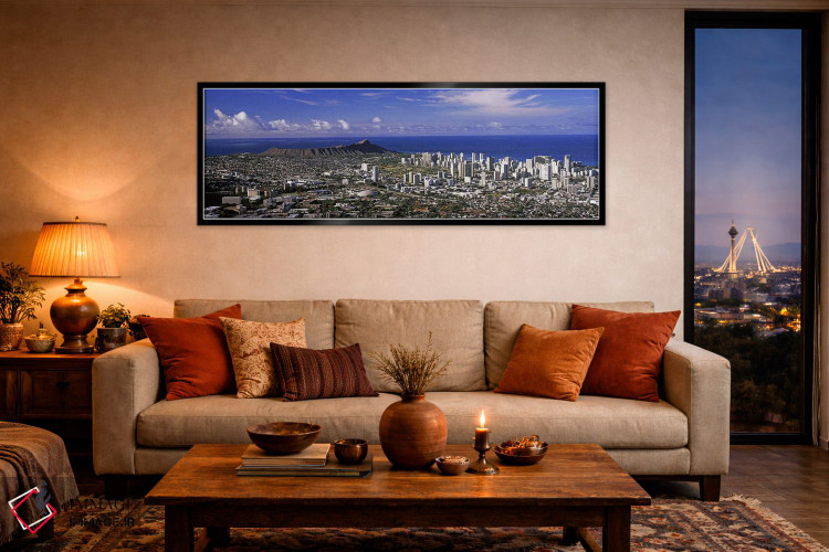 تابلو دکوراتیو Honolulu, Oahu, Honolulu County, Hawaii, USA 2010 #6,نم… اثر پانورامیک ایمجز - D5B